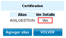 Certificado agregado